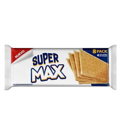 Galletas Saladas Super Max Guarina 360 Gr 8 Und/Paq
