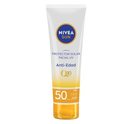 Protector Solar Facial Antiedad Q10 SPF 50 Nivea 50 Ml