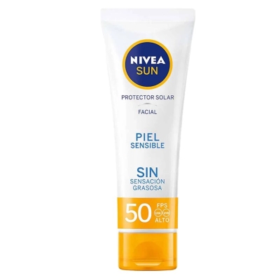 Protector Solar Facial Piel Sensible SPF 50 Nivea 50 Ml