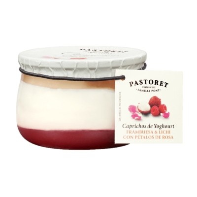 Yogurt Capricho Sabor Frambuesa y Lychee Pastoret 150 Gr