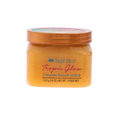 Exfoliante de Azúcar Tropical Glow Tree Hut 18 Onz