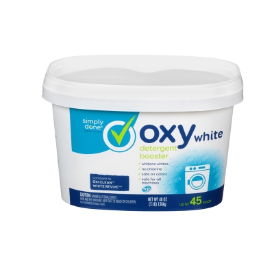 Detergente En Polvo Blanco Oxy Renovador Simply Done 3 Lb