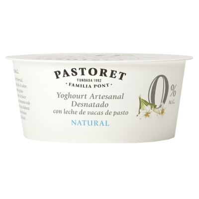 Yogurt Natural Descremado 0% Pastoret 125 Gr