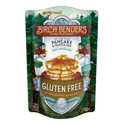 Mezcla Para Pancakes y Waffles Completa Sin Gluten Birch Bender 14 Onz