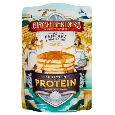 Mezcla Para Pancakes y Waffles Completa Con Proteína Birch Bender 16 Onz