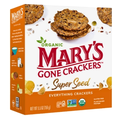 Galletas Multigranos Everything  Sin Gluten Mary's Gone Cracker 5.5 Onz