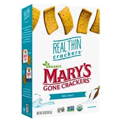 Galletas Finas Sal Marina Sin Gluten Mary's Gone Cracker  5 Onz