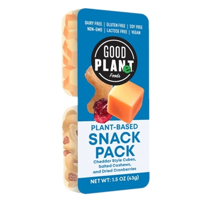 Queso Cheddar Vegan con Arándanos y Semillas De Cajuil Snack Pack Good Planet 1.5 Onz