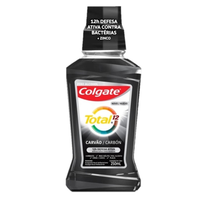 Enjuague Bucal Colgate Total 12 Charcoal 250ml