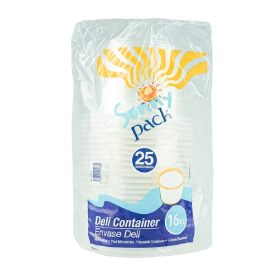 Envase Deli Sunny Pack 24 Und/Paq 16 Onz