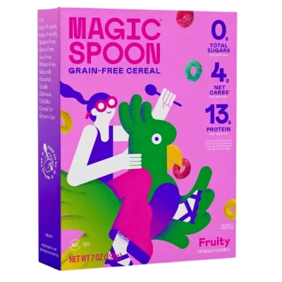 Cereal Sabor Frutal Sin Azúcar Magic Spoon 8 Onz