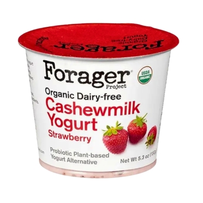 Yogurt  de Base Vegetal Sabor Fresa Forager 5.3 Onz