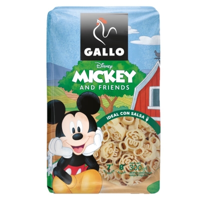 Pasta Mickey Disney Gallo 300 Gr