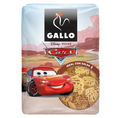 Pasta Cars Disney Gallo 300 Gr