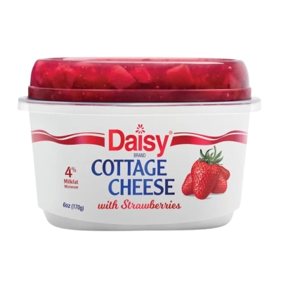 Queso Cotagge Con Fresa Daisy 6 Onz
