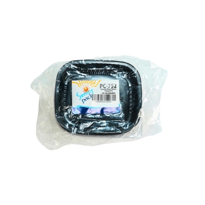 Envase Negro Pequeño Plástico Sunny Pack 10 Und/Paq