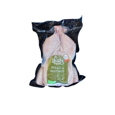 Pollo Entero Free Farm,Lb (Peso Aprox. 3.5 Libras)