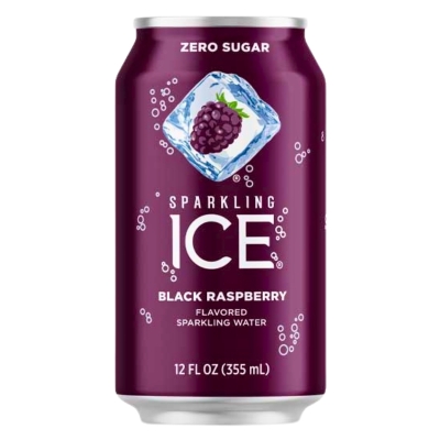 Agua Con Gas Sabor Black Raspberry Sparkling Ice 12 Onz