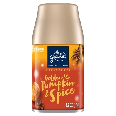 Ambientador en  Automatico Especias de Calabaza Dorada Glade 6.2 Onz