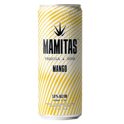 Tequila Soda Sabor Mango Mamitas 12 Onz