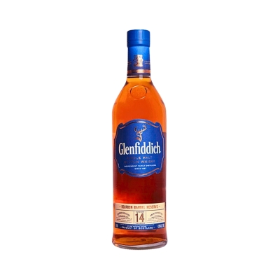 Whisky 14 Años Bourbon Glenfiddich 75 Cl