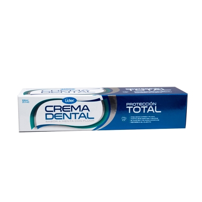 Crema Dental Protección Total Líder 100 Ml