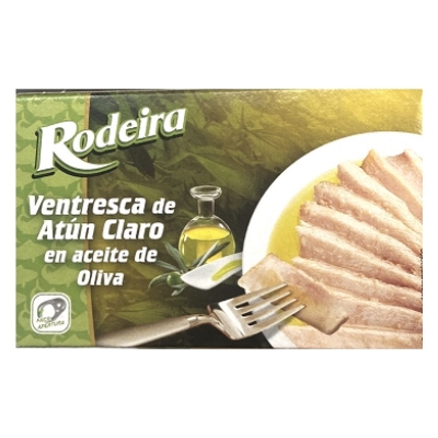 Atun Claro Ventresca en Aceite de Oliva Rodeira 120 Gr