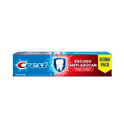 Crema Dental Escudo Anti Azúcar Crest 140 Ml