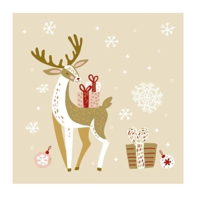 Servilletas De Papel Navidad Hurray Paper Design 20 Und/Paq