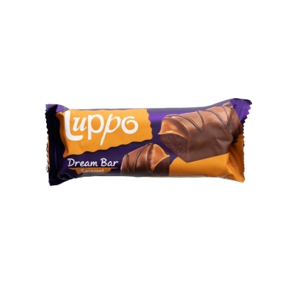 Barra De Bizcocho Con Caramelo Luppo 30 Gr.