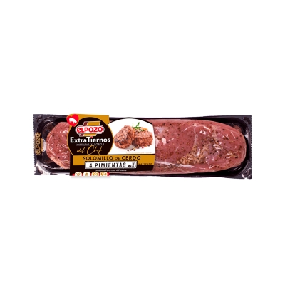 Solomillo de Cerdo 4 Pimientas ElPozo Lb