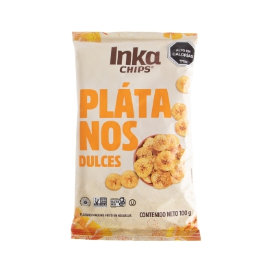 Chips De Plátano Maduro Inka 100 Gr