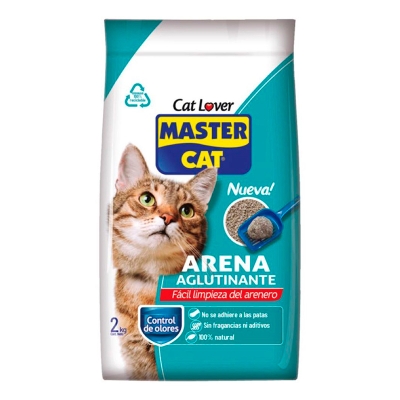Arena para Gatos Facil Limpieza Master Cat 4 Lb