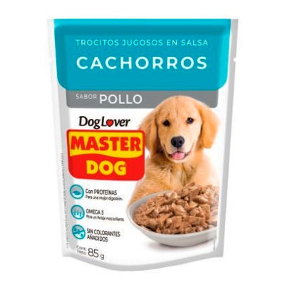 Trozos De Pollo Para Cachorros Master Dog 85 Gr