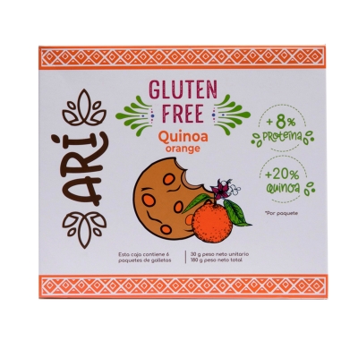 Galleta de Quinoa con Naranja Sin Gluten Ari