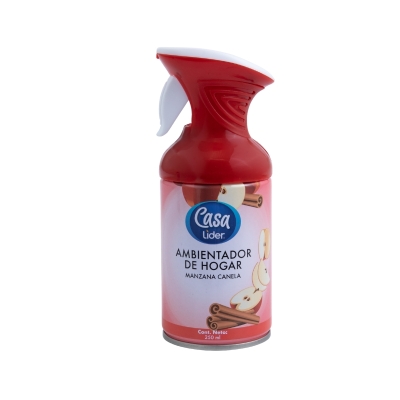Ambientador Manzana Y Canela Lider 250 Ml.