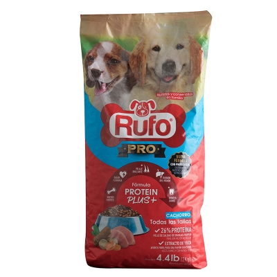 Alimento Seco Para Cachorros Rufo Pro 4.4 Lb