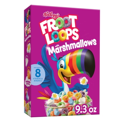 Cereal Froot Loops Marshmallows Kelloggs 9.3 Onz.