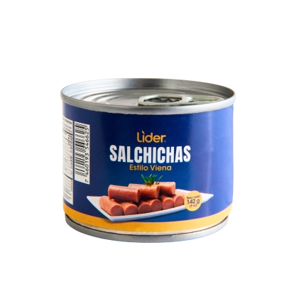 Salchicha Tipo Viena Lider 142 Gr