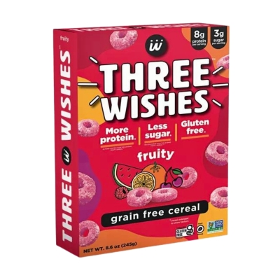 Cereal Fruity Sin Gluten Three Wishes 8.6 Onz