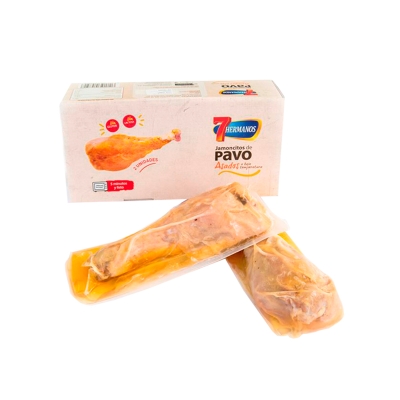 Muslo de Pavo Asado Congelado 7 Hermanos 750 Gr.