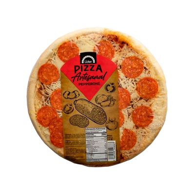Pizza Artesanal Pepperoni Lider 544 Gr.