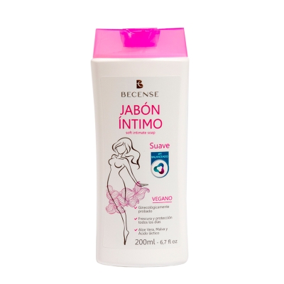 Jabón Líquido Íntimo  Suave Becense 200 Ml