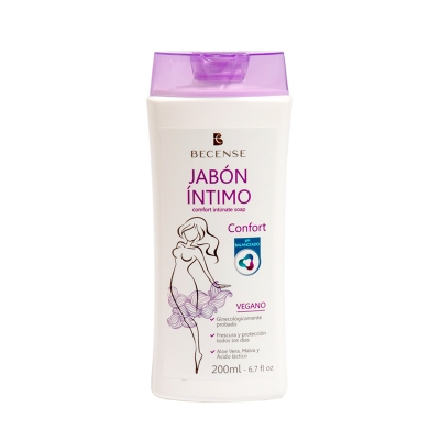 Jabón Líquido Íntimo Confort Becense 200 Ml