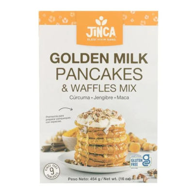 Mezcla para Pancakes Golden Milk Jinca 16 Onz