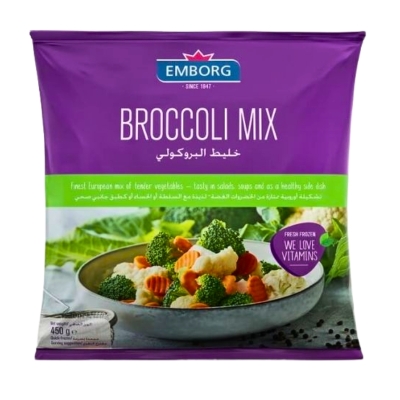 Mix Brocoli Congelado Emborg  450 Gr.