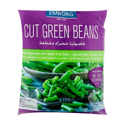 Judia Verdes Cortadas Congeladas Emborg 450 Gr.