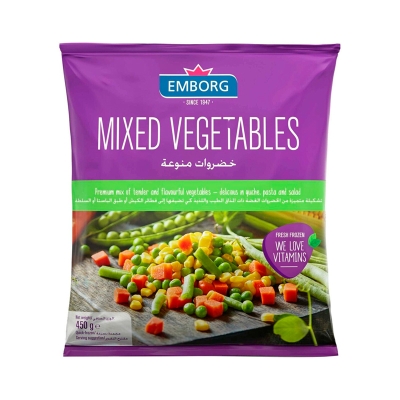 Vegetales Mixtos Congelados Emborg 450 Gr.