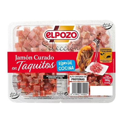Jamón Serrano En Taquitos El Pozo 65 Gr.
