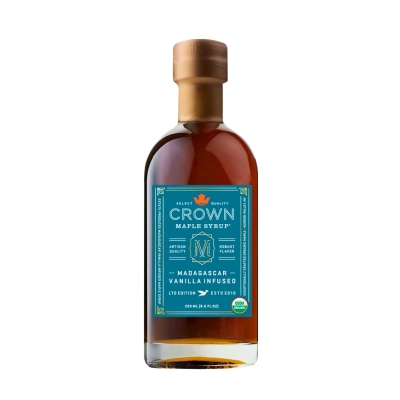 Sirope Jarabe de Arce Con Infusión Vainilla Crown Maple 250 Ml